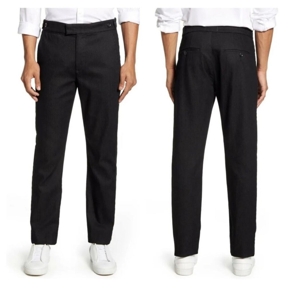 7 For All Mankind Men's Slim Tuxedo Trouser Chino Jeans black size 33 x 32